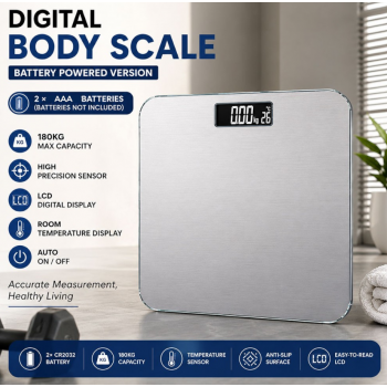 Taffware Digipounds Timbangan Badan Digital Scale LCD Display 180kg - SC-15