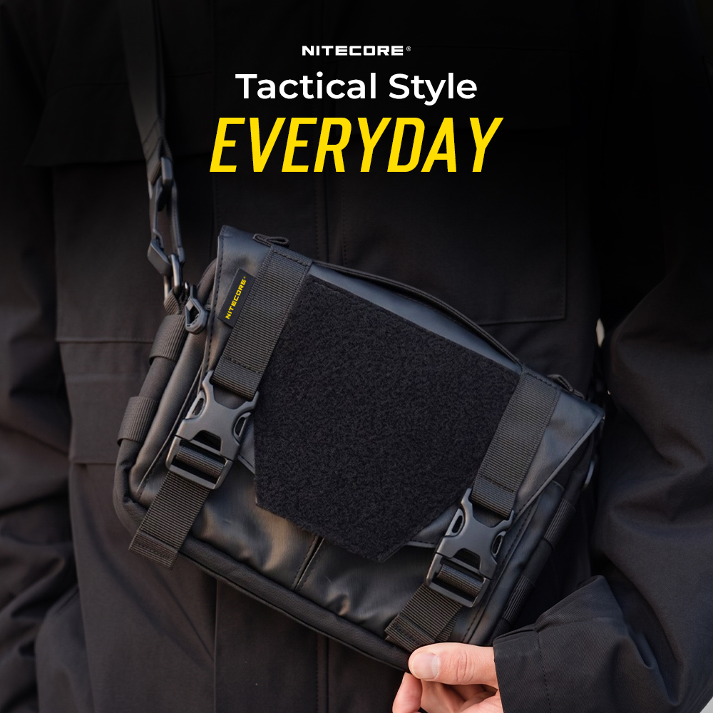 NITECORE Tas Sling Bag Tactical Modular Lightweight 500D Nylon 2L - SLB05 Gambar produk NITECORE Tas Sling Bag Tactical Modular Lightweight 500D Nylon 2L - SLB05 - 1