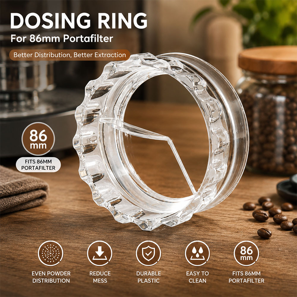 OAN Dosing Ring Moka Pot Espresso Alat Distribusi Bubuk Kopi 86mm - Z20-20 Gambar produk OAN Dosing Ring Moka Pot Espresso Alat Distribusi Bubuk Kopi 86mm - Z20-20 - Utama