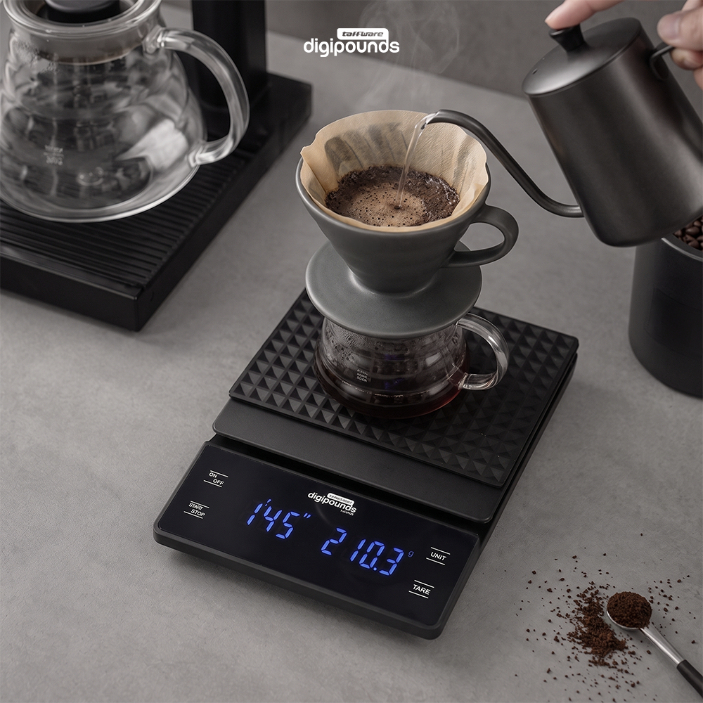 Gambar produk Taffware Digipounds Timbangan Kopi Digital Coffee Scale 0.1-1g 3kg - EK6002 - 6