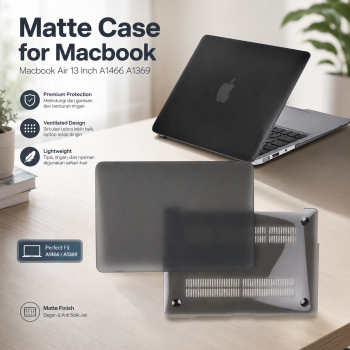 Gambar produk MTT Matte Case for Macbook Air 13 Inch A1466 A1369 - MBMS