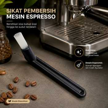 One Two Cups Sikat Pembersih Mesin Espresso Machine Cleaning Brush - S11