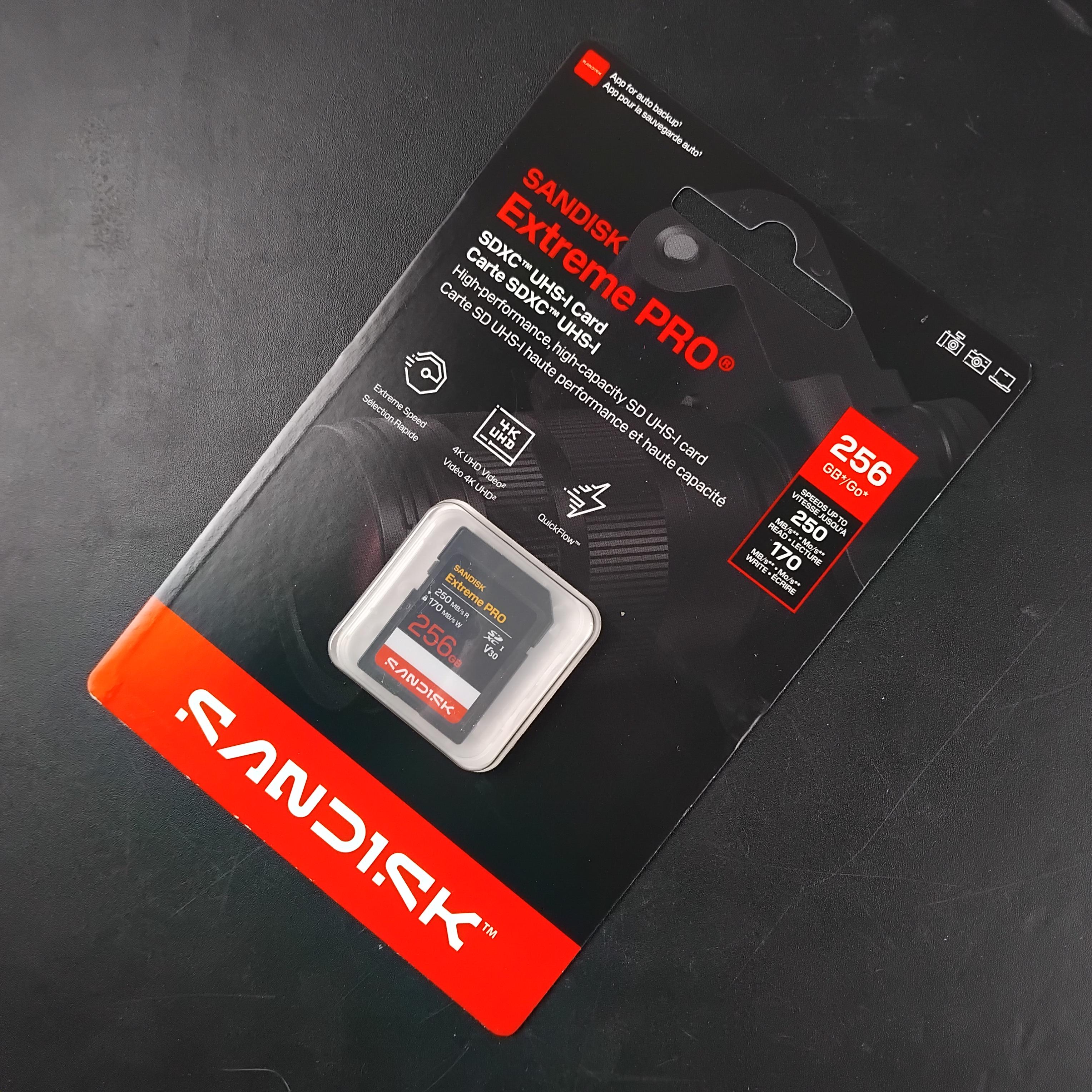 SanDisk Extreme PRO SDXC/HC UHS-I Card U3 V30 4K UHD 250MB/s 256GB - SDSDXXJ Gambar produk SanDisk Extreme PRO SDXC/HC UHS-I Card U3 V30 4K UHD 250MB/s 256GB - SDSDXXJ - 1