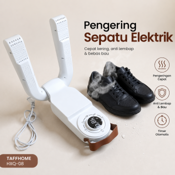 Gambar produk TaffHOME Pengering Sepatu Elektrik Shoe Dryer 220V - HXQ-08