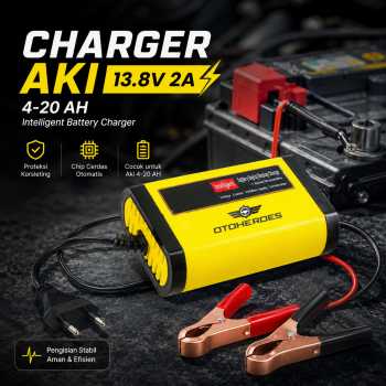 Gambar produk OTOHEROES Charger Aki Mobil Motor Intelligent Battery Charger 12V 2A - C1202-6