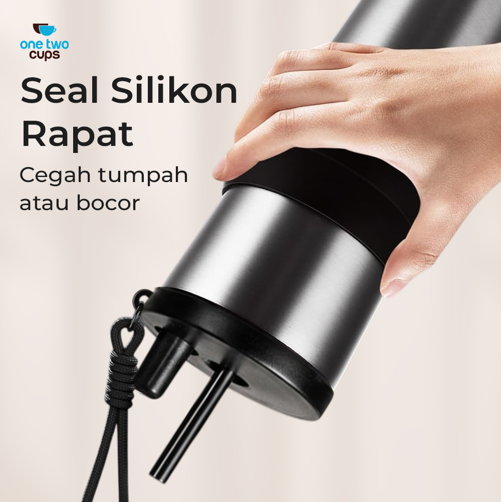 Gambar produk One Two Cups Botol Minum Tumbler Air Panas Dingin with Straw 710ml - YS-1000 - 4