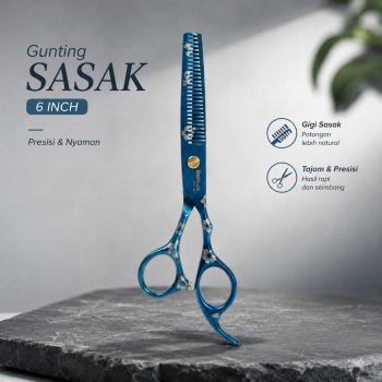 Gambar produk Biutte.co Sakura Gunting Sasak Barber Hairdressing Scissors 6 Inch - JFY-60