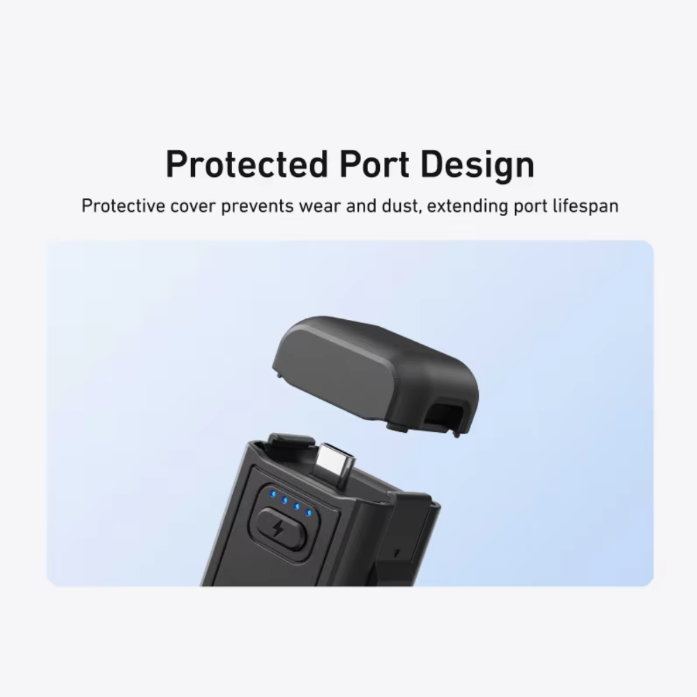 Gambar produk TELESIN Battery Handle DJI Osmo Pocket 3/4 NTC Sensor 5000mAh - S0-BCG-46-TDJ - 6