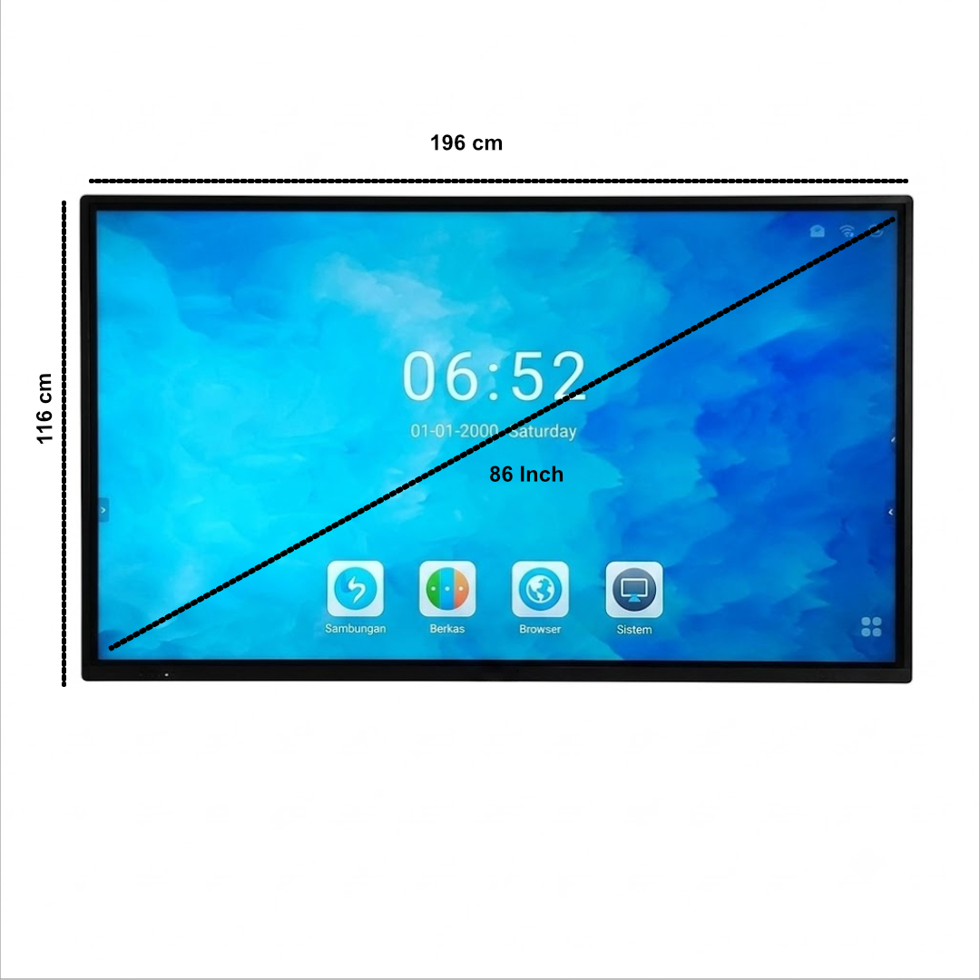 BEISHI Monitor Interactive Panel Ads Display 86 Inch WiFi 6 32GB - 860NTS Gambar produk BEISHI Monitor Interactive Panel Ads Display 86 Inch WiFi 6 32GB - 860NTS - 7