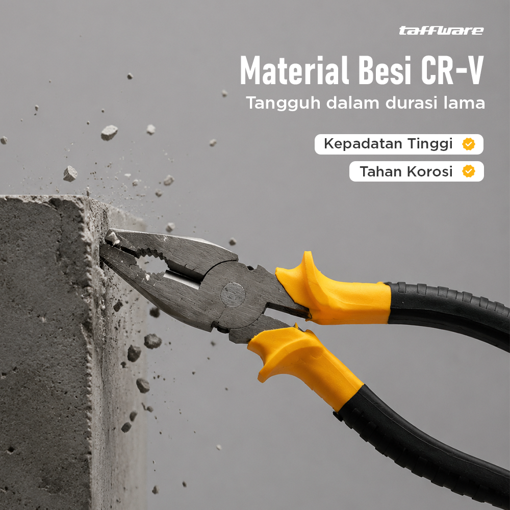 Gambar produk Taffware Alat Set Perkakas Palu Tang Obeng Kunci Pas 15in1 - YL-8016 - 2