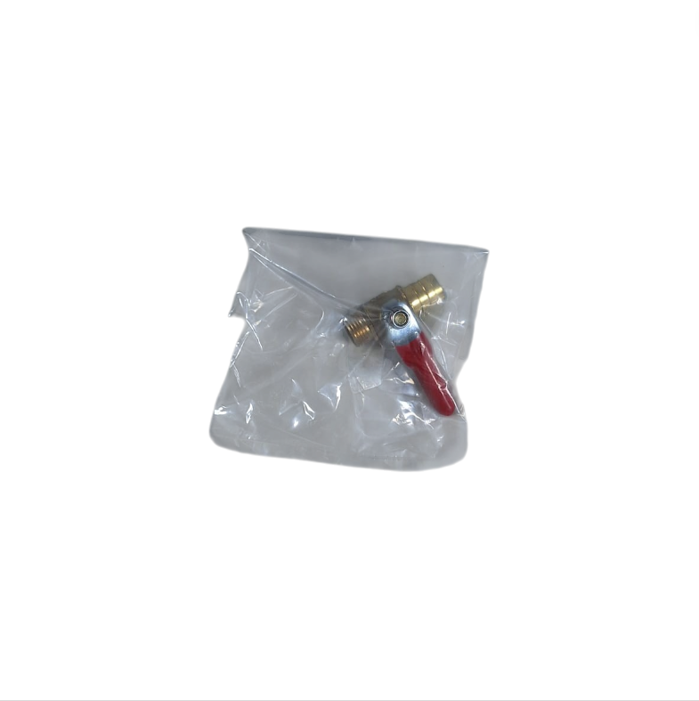 Gambar produk MAX Stop Kran Air Ball Valve Kuningan Nepel Selang Pagoda Brass 1/4 Male 12mm - DN8 - Kemasan