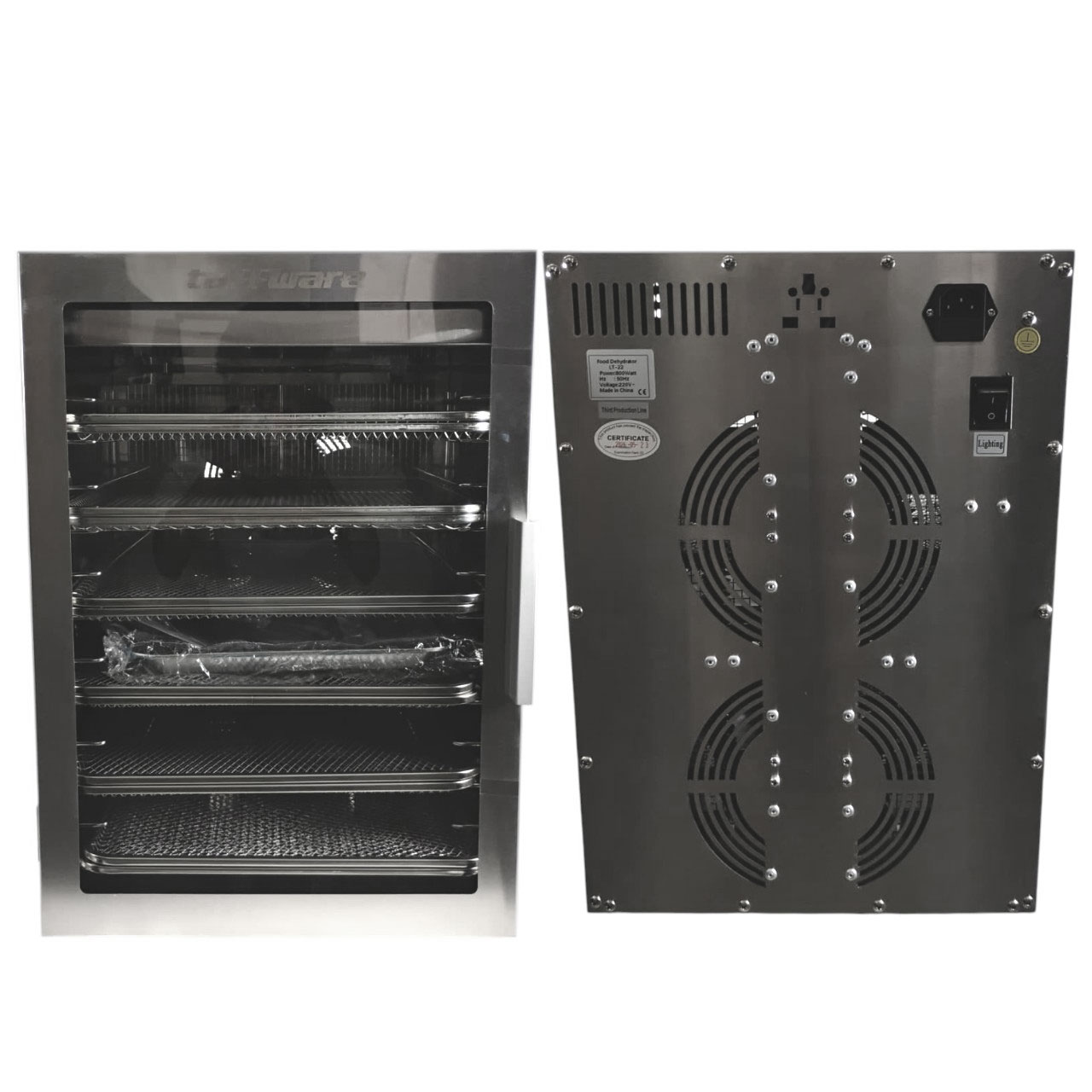 Taffware Mesin Pengering Makanan Food Dehydrator 12 Layer 220V 800W - LT22 Gambar produk Taffware Mesin Pengering Makanan Food Dehydrator 12 Layer 220V 800W - LT22 - 7