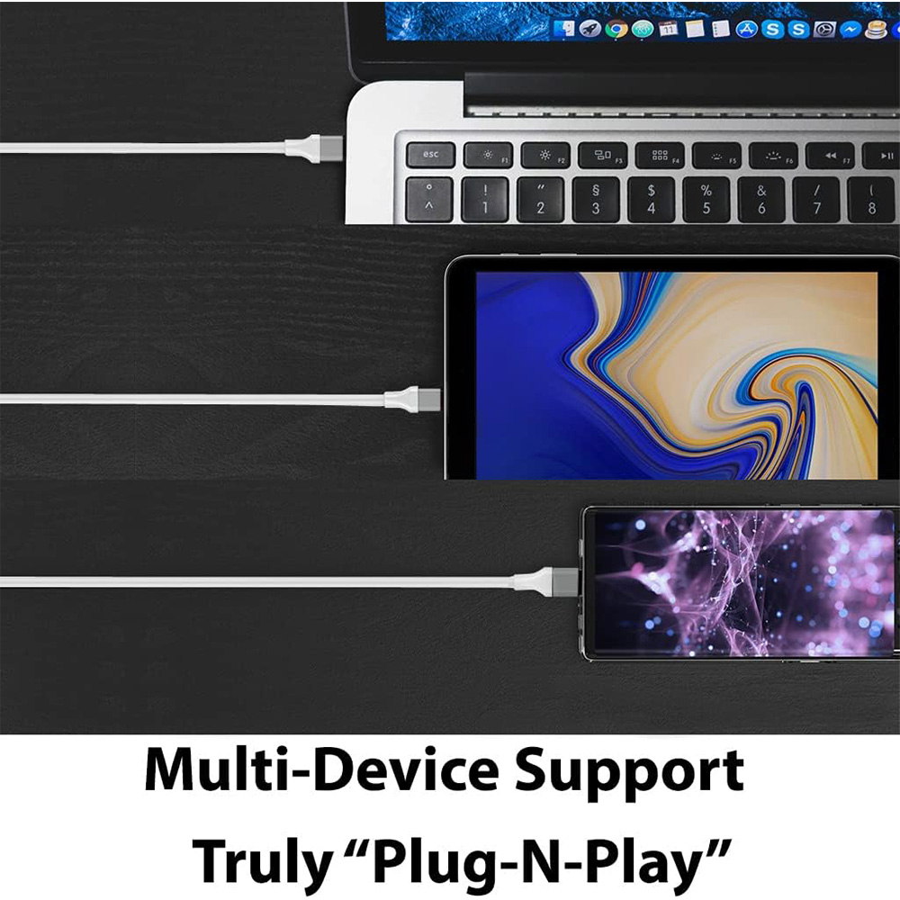 Gambar produk FSU Kabel Konverter USB Type C to HDMI 4K 30Hz 200cm - VUH-05 - 5