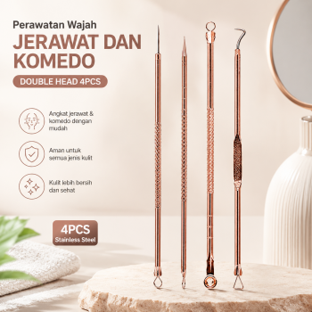 Gambar produk Perlengkapan Perawatan Wajah dari Jerawat dan Komedo Double Head 4PCS