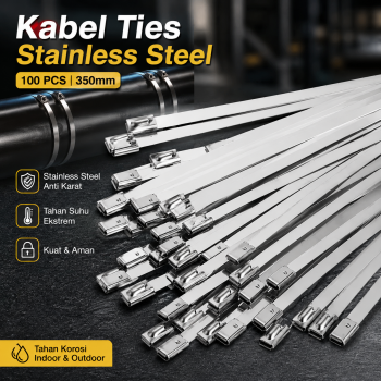 TaffGUARD Kabel Ties Stainless Steel Self Locking Cable Ties 100 PCS - GRG