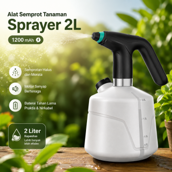 YiSHENG Alat Semprot Tanaman Sprayer Elektrik Portabel Rechargeable 2L - P2000S