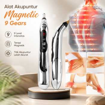 Gambar produk XINDEFENG Alat Akupuntur Magnetic Therapy Pen Massager 9 Gears - DF-668