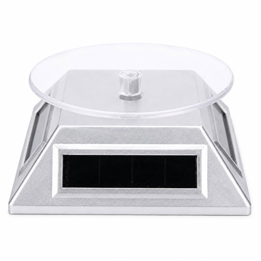 MOR Alas Putar Rotating Turntable Display Stand Solar Panel - QM115 Gambar produk MOR Alas Putar Rotating Turntable Display Stand Solar Panel - QM115 - Kemasan
