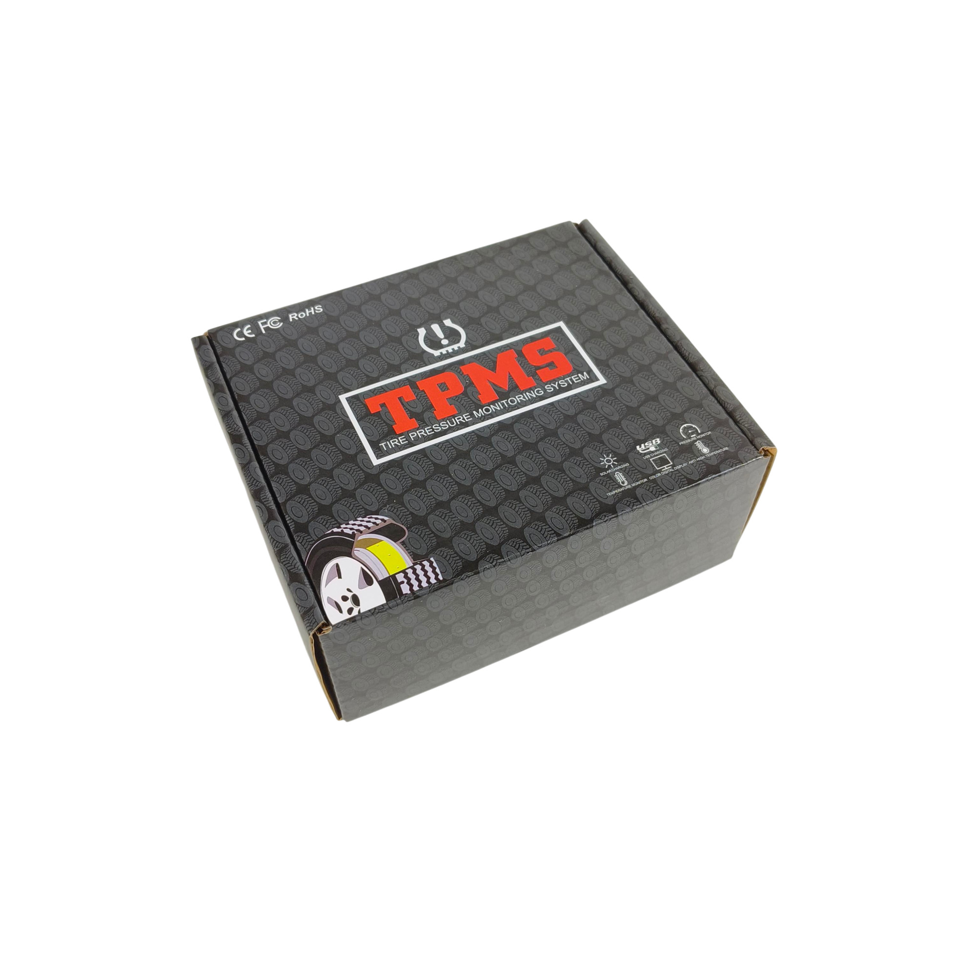 ACCES TPMS Pengukur Tekanan Ban Mobil Tire Pressure Solar LCD Monitor - T10 Gambar produk ACCES TPMS Pengukur Tekanan Ban Mobil Tire Pressure Solar LCD Monitor - T10 - Kemasan
