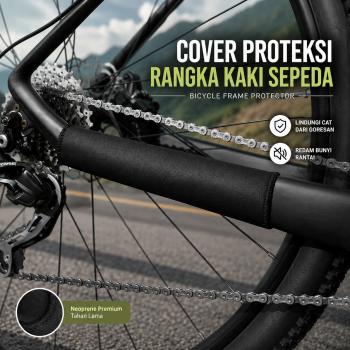 Cover Proteksi Rangka Kaki Sepeda Bicycle Frame Protector - RCK-105