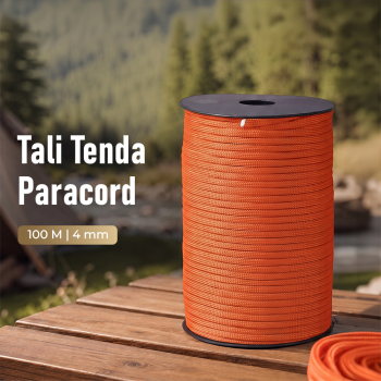 TaffSPORT Tali Tenda Paracord Rope Tent Camp 7 Core 4mm - SH139