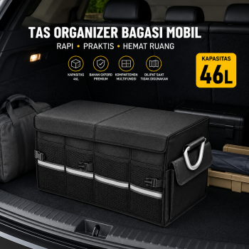 STOYING Car Seat Organizer Mobil Bagasi Oxford600D 46L - ST-50