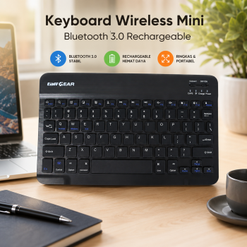 TaffGEAR Keyboard Wireless Mini Bluetooth 3.0 Rechargeable - JP100