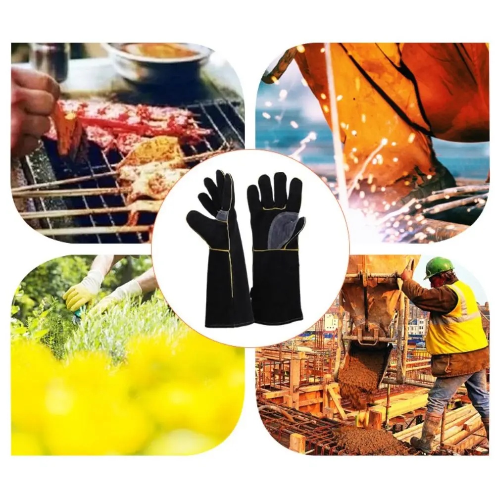 RIGIT Sarung Tangan Las Kulit Double Layer Cowhide Welding Gloves - STL-15 Gambar produk RIGIT Sarung Tangan Las Kulit Double Layer Cowhide Welding Gloves - STL-15 - 5