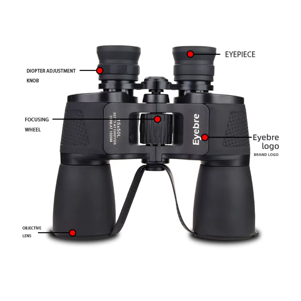 Eyebre Teropong Binocular Telescope Outdoor Multilayer BAK4 15X50 IPX6 - PZ1350-28 Gambar produk Eyebre Teropong Binocular Telescope Outdoor Multilayer BAK4 15X50 IPX6 - PZ1350-28 - 5