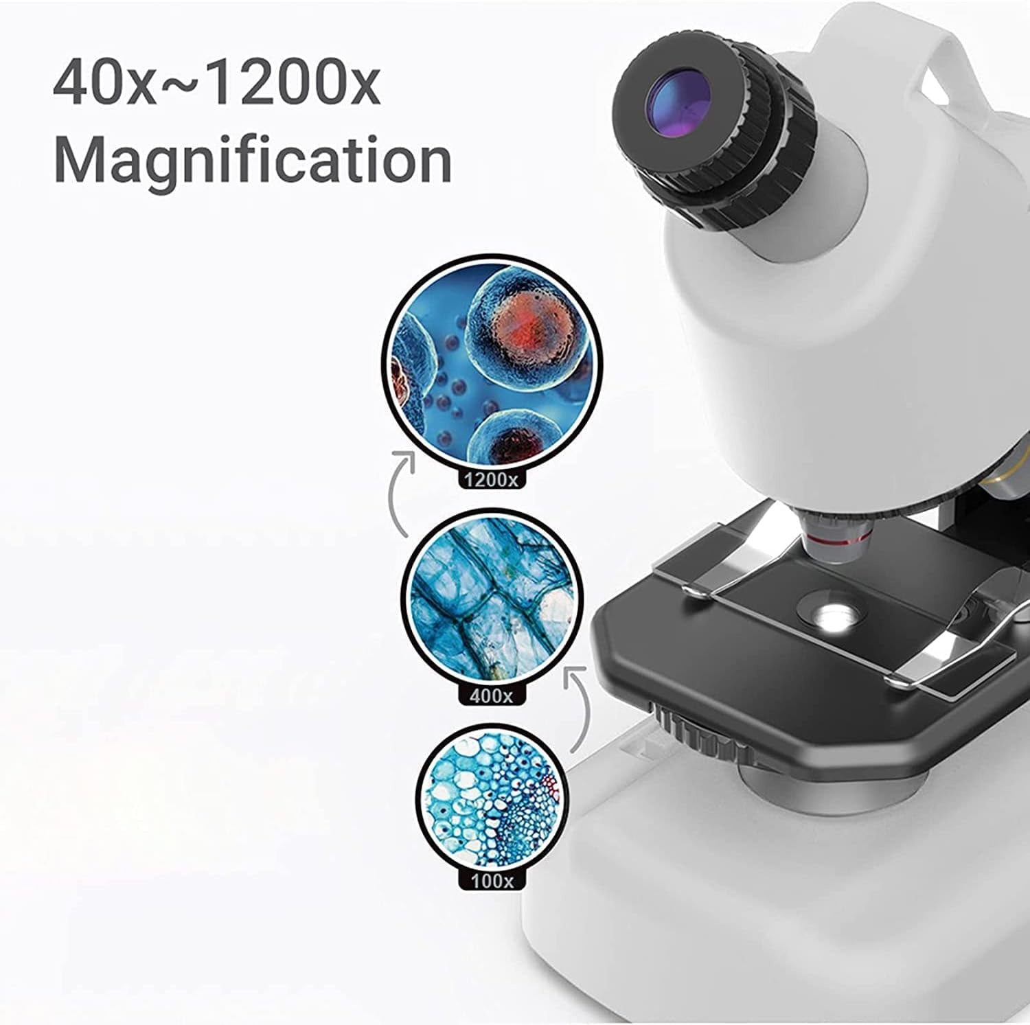 Eyebre Mikroskop Monokuler Pengamatan LED Science Microscope 100-1200x - 1113 Gambar produk Eyebre Mikroskop Monokuler Pengamatan LED Science Microscope 100-1200x - 1113 - 1