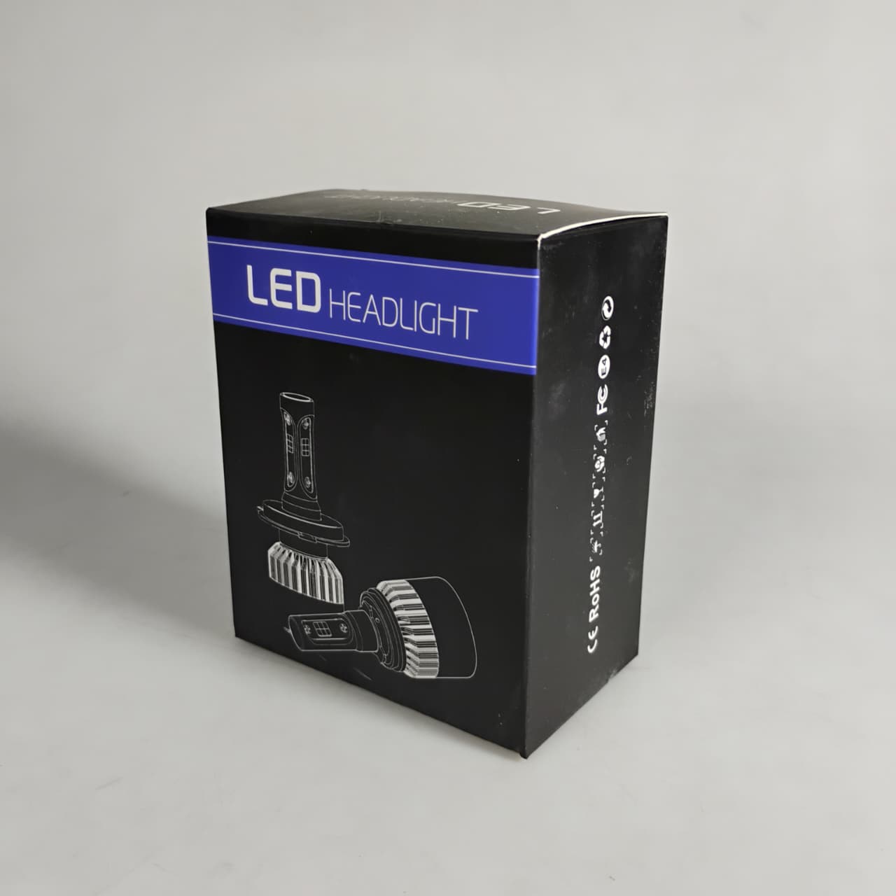 HLXG Lampu Depan Mobil Headlight LED H4 6000-6500K 3300 Lumens 2 PCS - F3 Gambar produk HLXG Lampu Depan Mobil Headlight LED H4 6000-6500K 3300 Lumens 2 PCS - F3 - Kemasan