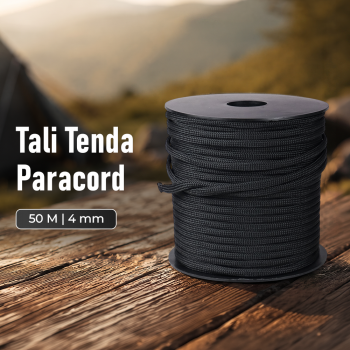 Gambar produk KOTUDENAVY Tali Tenda Paracord Rope Clothes Drying 7 Core 4mm 50M - KO5