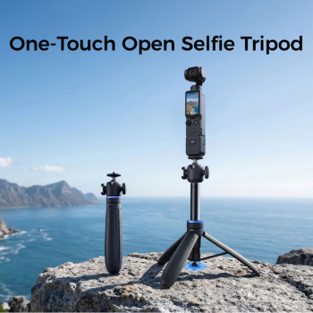 TELESIN Tripod Mini Kamera Aksi Tongsis Monopod 1/4 Screw 65cm - S1-TSS-09