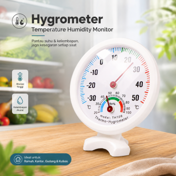 Anymetre Analog Hygrometer Temperature Humidity Monitor - TH-108