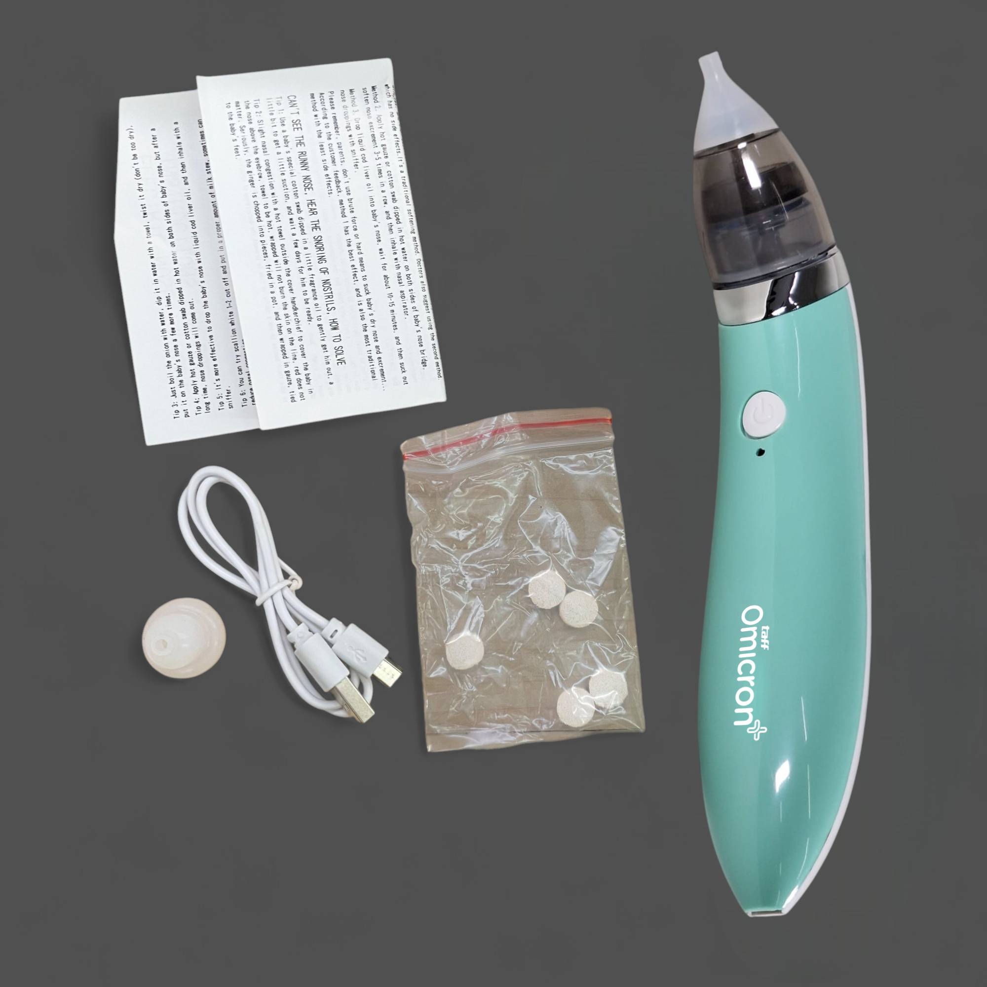 Gambar produk TaffOmicron Baby Nasal Aspirator Alat Pembersih Hidung Bayi - HD-8031 - 7