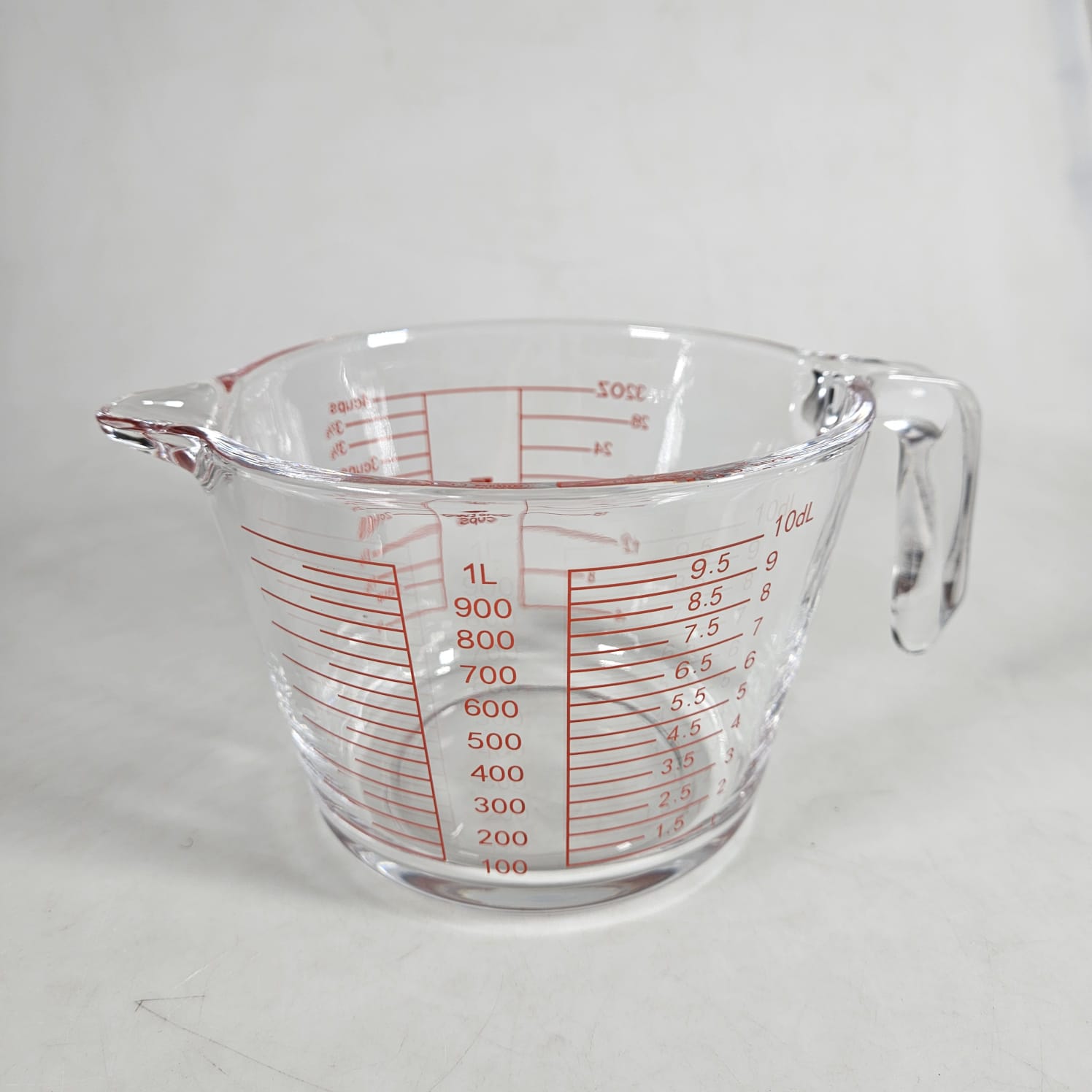 Gambar produk One Two Cups Gelas Ukur Takaran Kaca Microwave Heating Glass Cup 1000ml - GG-18 - 1