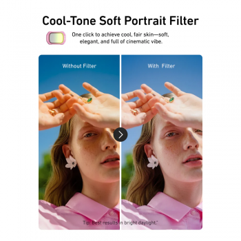 Gambar produk TELESIN Filter Kit DJI Osmo Pocket 3/4 CPL VND Cool Rose Diffusion 1/4 - S5-FLT-62-TDJ - 5