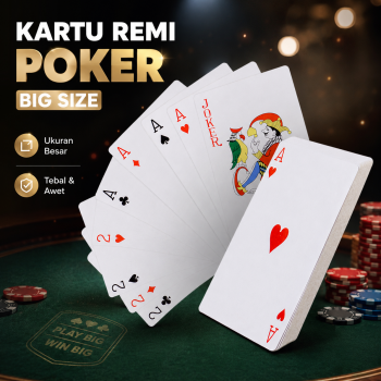 DJOKER Kartu Remi Poker Playing Cards Big Size - D932