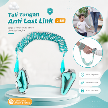 Babyplay Harness Balita Tali Tangan Anti Lost Wrist Link Kids 2.5M - BAH25