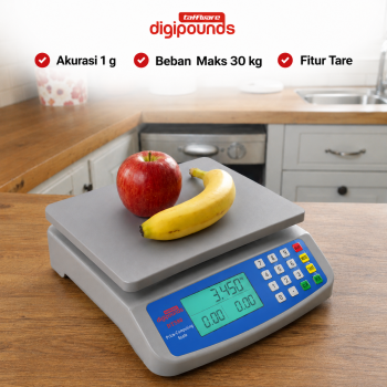 Taffware Digipounds Timbangan Digital Precision LCD Scale Food Plastic - DT580