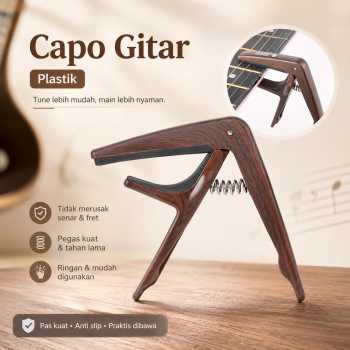 Gambar produk JOYO Capo Gitar Light Simple Design Plastic with Pick - JCP-01