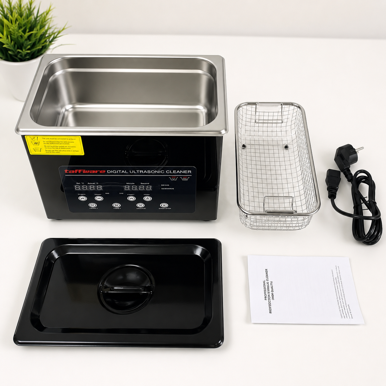 Gambar produk Taffware Mesin Pembersih Perhiasan Ultrasonic Cleaner 40KHz 120W 3L - KZ-F3 - 8