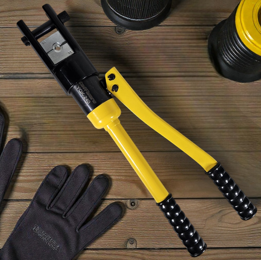 Taffware Tang Press Skun Hidrolik Crimping Pliers Tool - YQK-240 Gambar produk Taffware Tang Press Skun Hidrolik Crimping Pliers Tool - YQK-240 - 1