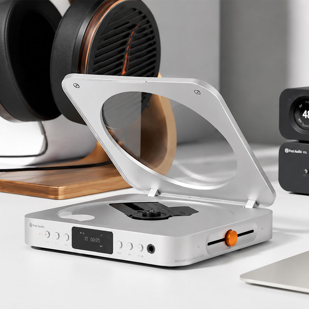 Fosi Audio CD Player HiFi USB Playback CD Ripping 210mWx2 TPA6120 - Merak CD Gambar produk Fosi Audio CD Player HiFi USB Playback CD Ripping 210mWx2 TPA6120 - Merak CD - Utama