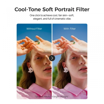 Gambar produk TELESIN Lens Camera Filter DJI Osmo Pocket 4 Pro CPL VND Cool Rose - S5-FLT-86-TDJ - 4