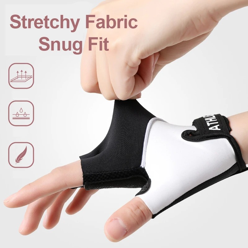 OZARE Sarung Tangan Sepeda Gym Half Finger Gloves Breathable L - TS-15 Gambar produk OZARE Sarung Tangan Sepeda Gym Half Finger Gloves Breathable L - TS-15 - 3