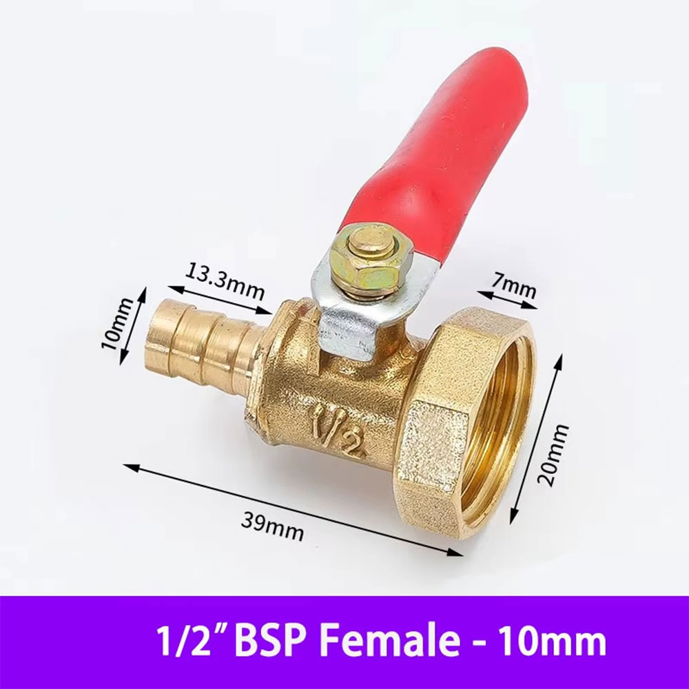 MAX Ball Valve Kuningan Stop Kran Air Nepel Selang Pagoda Brass Iron Female 10mm - DN15 Gambar produk MAX Ball Valve Kuningan Stop Kran Air Nepel Selang Pagoda Brass Iron Female 10mm - DN15 - Kemasan