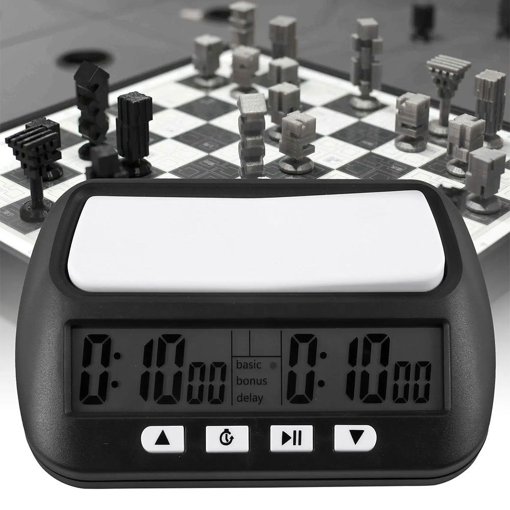 POF Jam Catur Digital Chess Go Clock Count Timer LCD 8 Mode - YS-902 Gambar produk POF Jam Catur Digital Chess Go Clock Count Timer LCD 8 Mode - YS-902 - 2