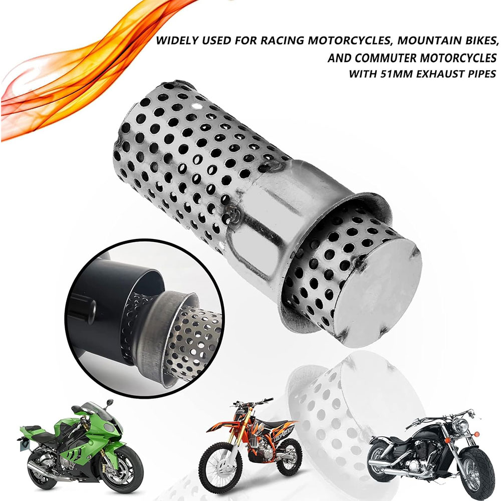 LKV Db Killer Universal Muffler Silencer Peredam Knalpot Motor 51mm Panjang - ES01020 Gambar produk LKV Db Killer Universal Muffler Silencer Peredam Knalpot Motor 51mm Panjang - ES01020 - 5