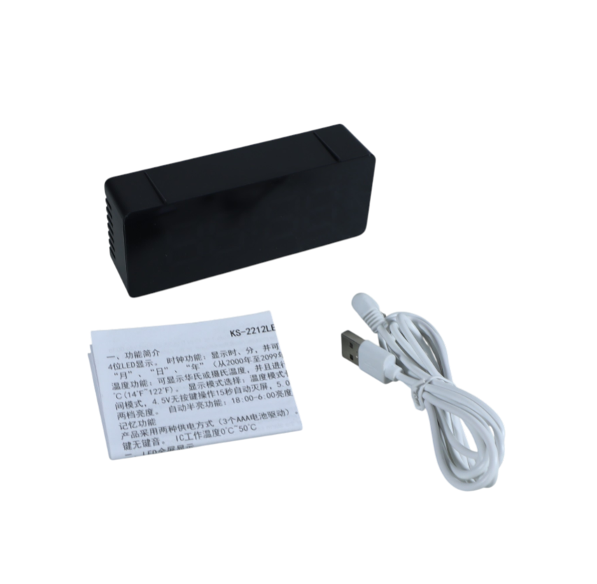 NieNie Jam Weker Alarm Digital + Temperature - KS-2212 Gambar produk NieNie Jam Weker Alarm Digital + Temperature - KS-2212 - 3